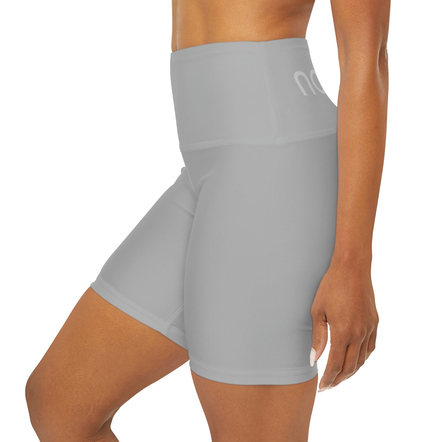 High Waisted Yoga Shorts (AOP)