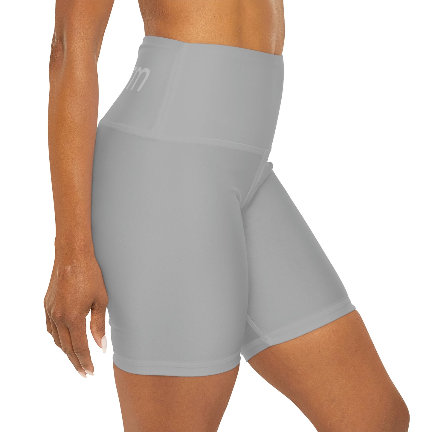 High Waisted Yoga Shorts (AOP)