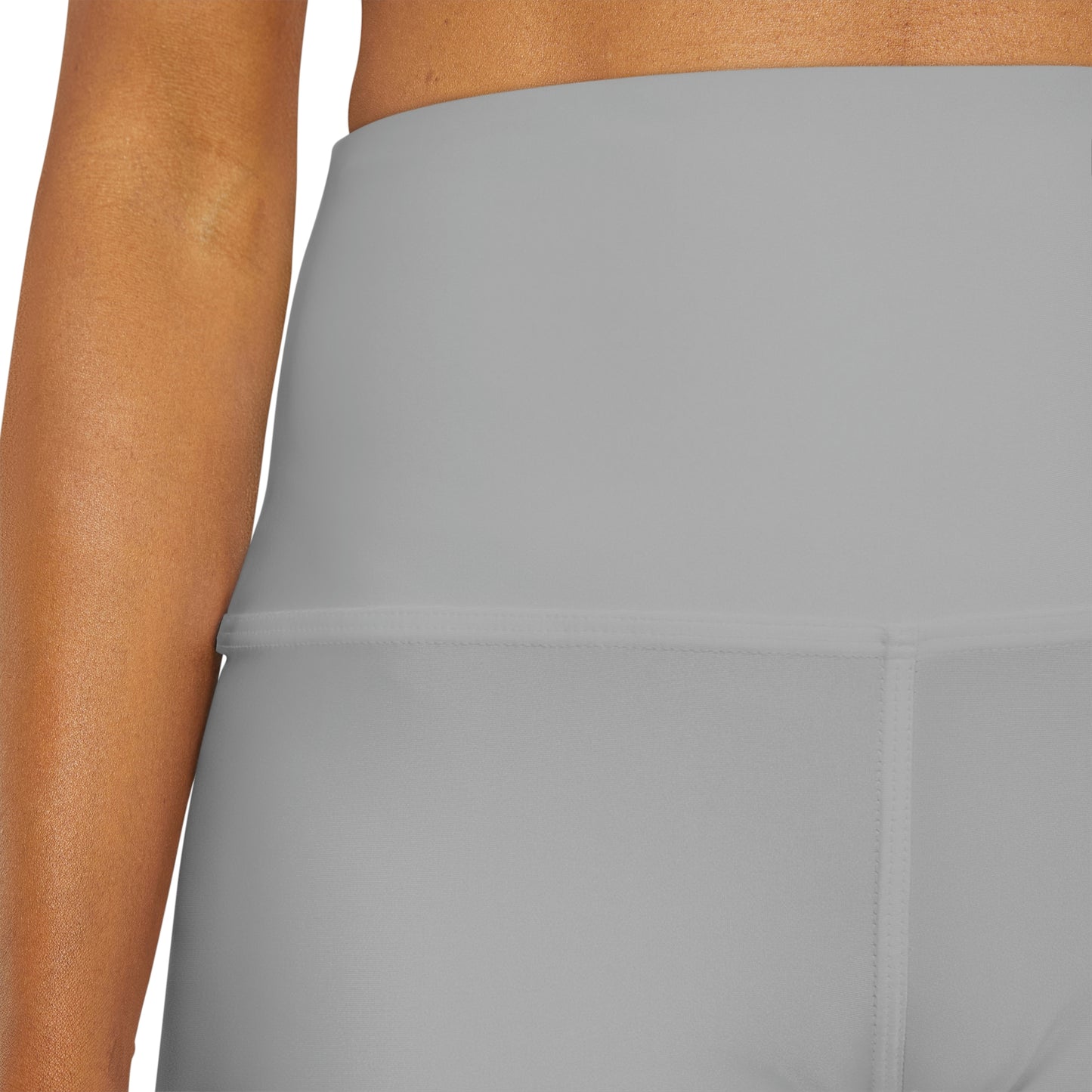 High Waisted Yoga Shorts (AOP)